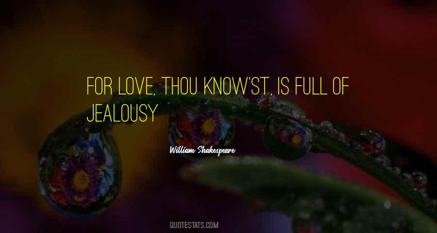 Quotes About Jealousy Love #20125