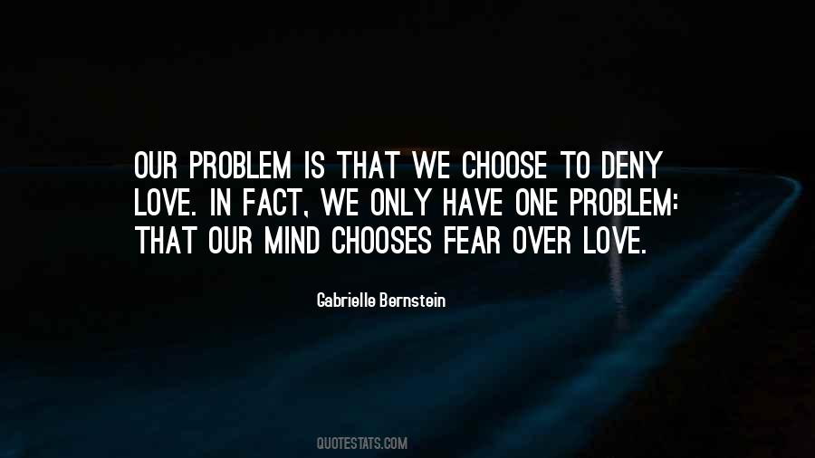 Quotes About Love Over Fear #1010652