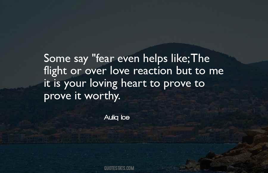 Quotes About Love Over Fear #1175678