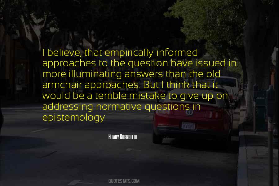 Quotes About Epistemology #193509