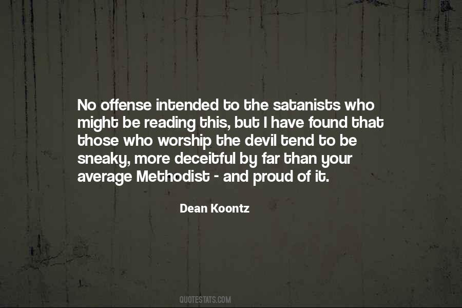 Quotes About Satanists #1861133