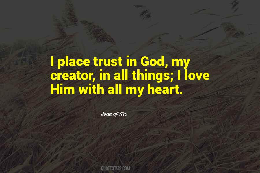 Quotes About Trust In God #1801501
