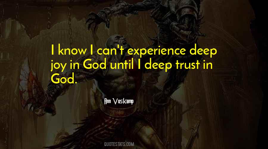 Quotes About Trust In God #293983