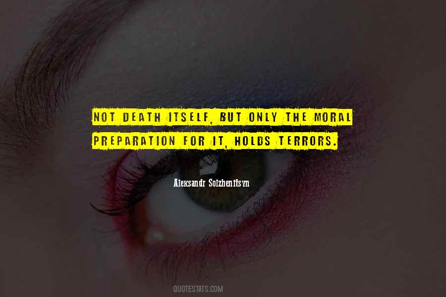 Quotes About Preparation For Death #1268913