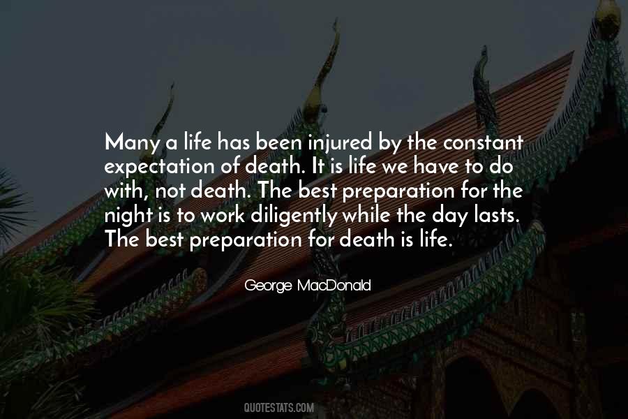 Quotes About Preparation For Death #1513736