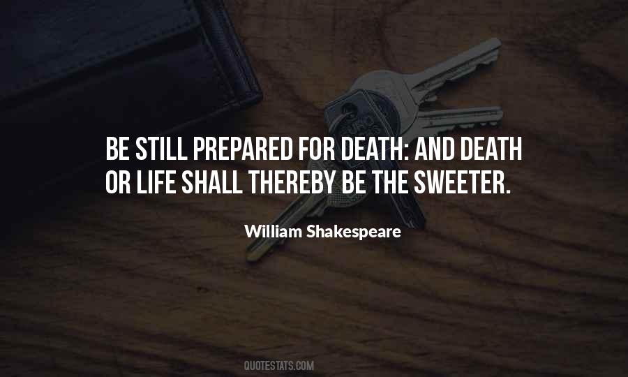 Quotes About Preparation For Death #1562616