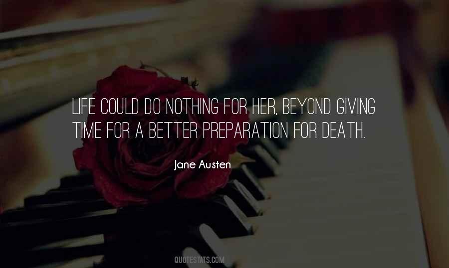 Quotes About Preparation For Death #796460