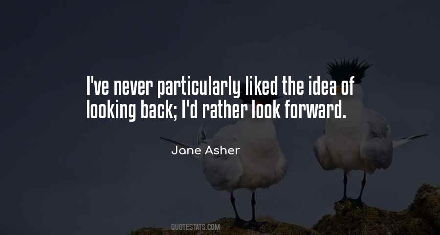 Never Look Back Unless Quotes #14431