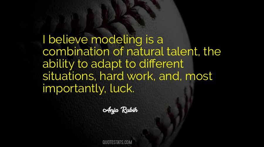 Quotes About Hard Work And Talent #1117074
