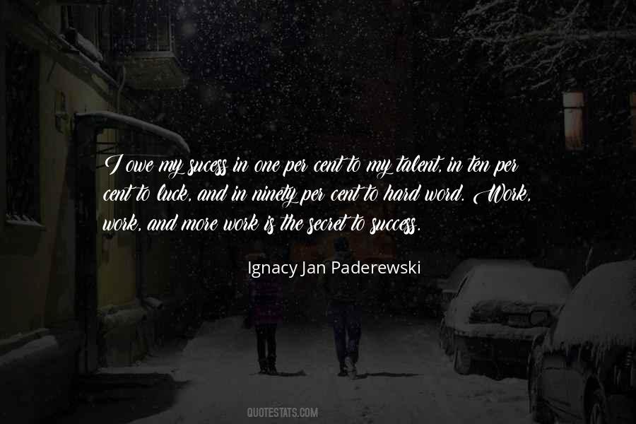 Quotes About Hard Work And Talent #1188147