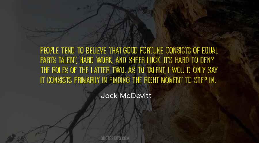 Quotes About Hard Work And Talent #1817418