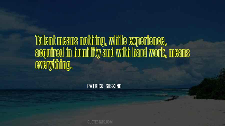 Quotes About Hard Work And Talent #384880