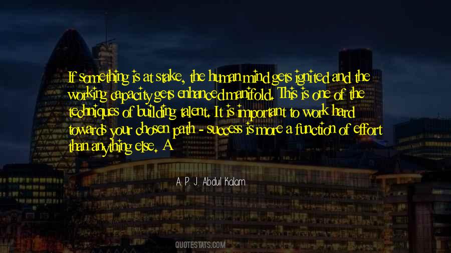 Quotes About Hard Work And Talent #44912
