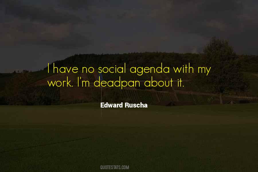 Social Agenda Quotes #589057