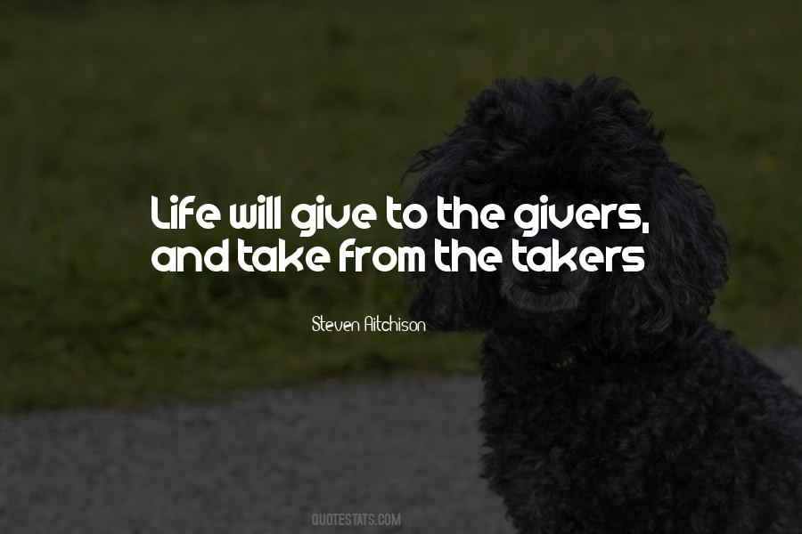 Quotes About Give And Take #116330 Quotes About Give And Take #116330