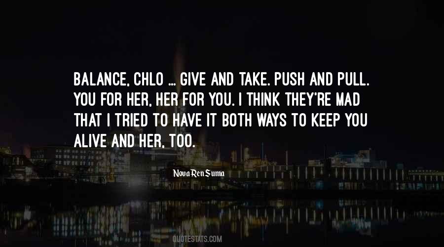 Quotes About Give And Take #1670970