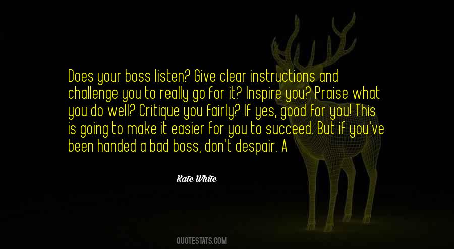 Quotes About A Bad Boss #435048