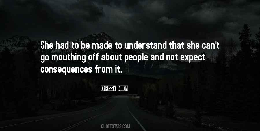 Quotes About Mouthing #505416