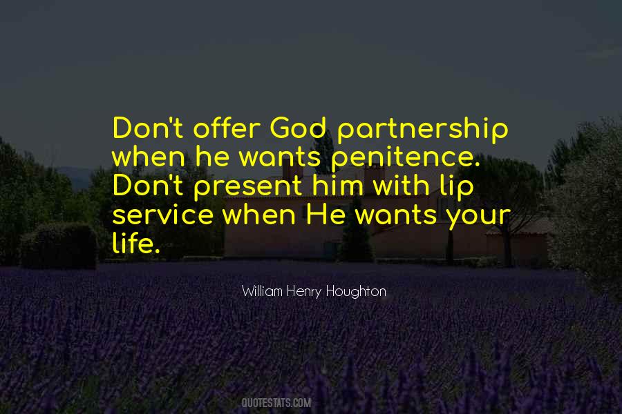Quotes About Partnership With God #1320584