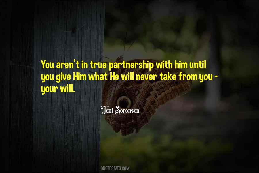 Quotes About Partnership With God #1399338
