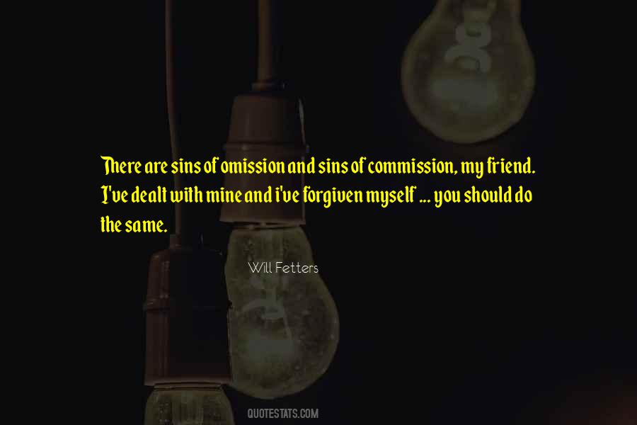 Quotes About Sins Of Omission #1568132