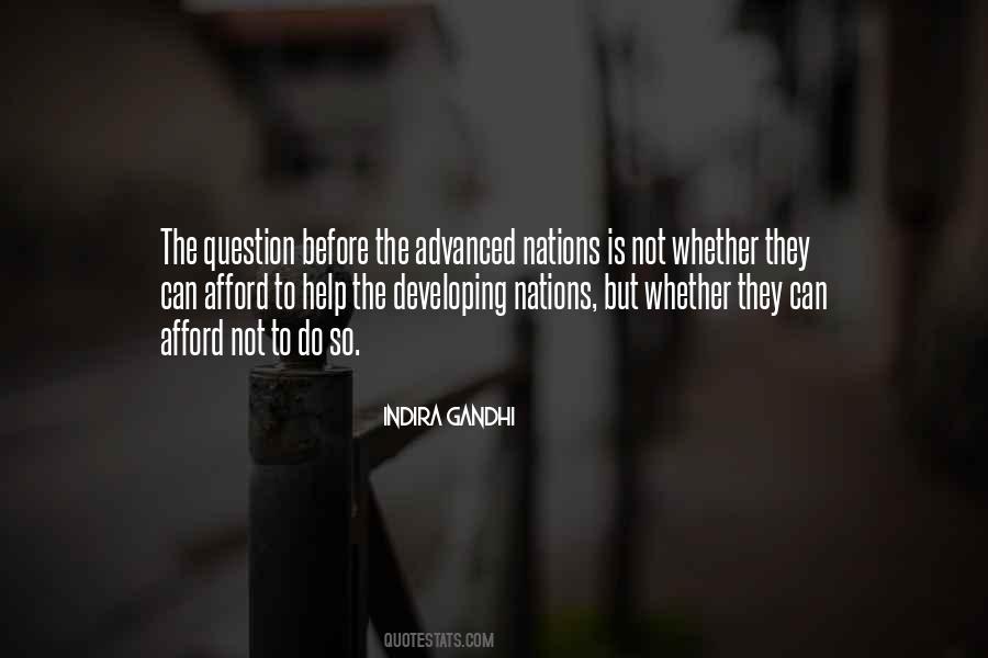 Quotes About Developing Nations #223061