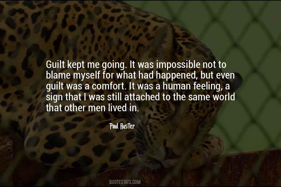 Feeling Guilt Quotes #7380