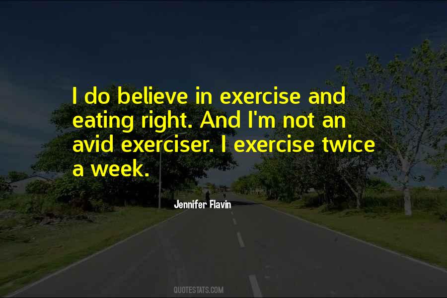 Quotes About Eating And Exercise #1484743