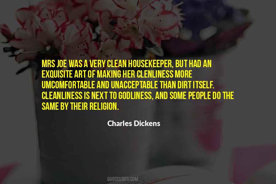 Quotes About Cleanliness Is Next To Godliness #1099836