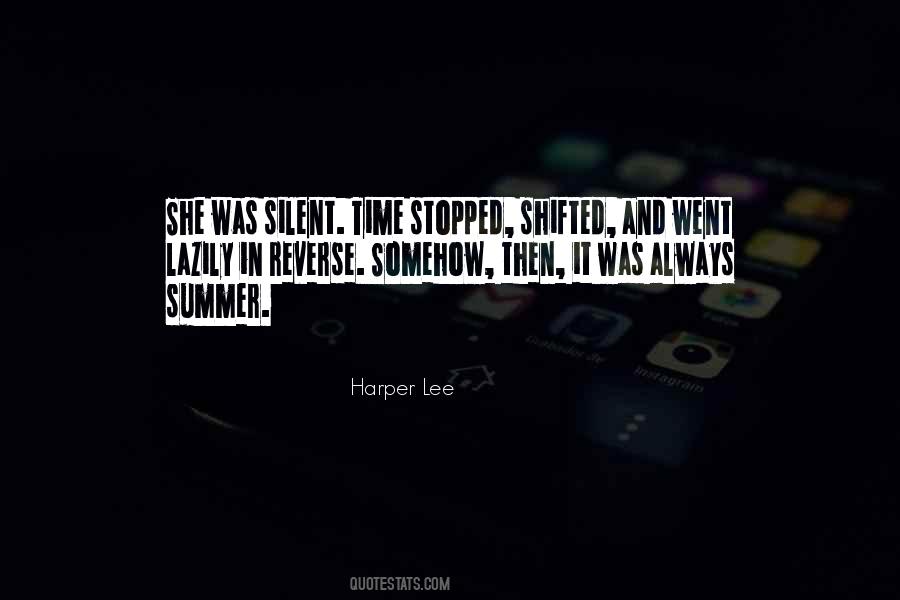 Quotes About Stopped Time #466400