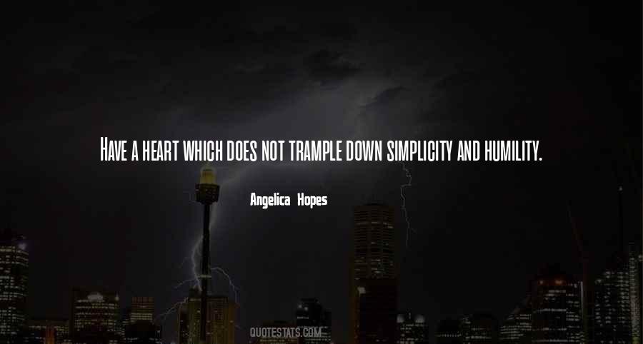 Quotes About Simplicity And Humility #1318864