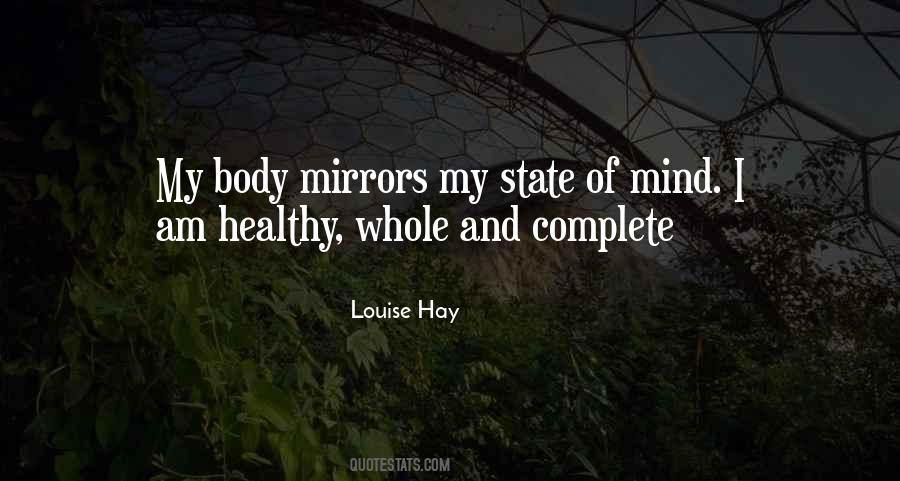 Quotes About Healthy Body And Mind #1606018