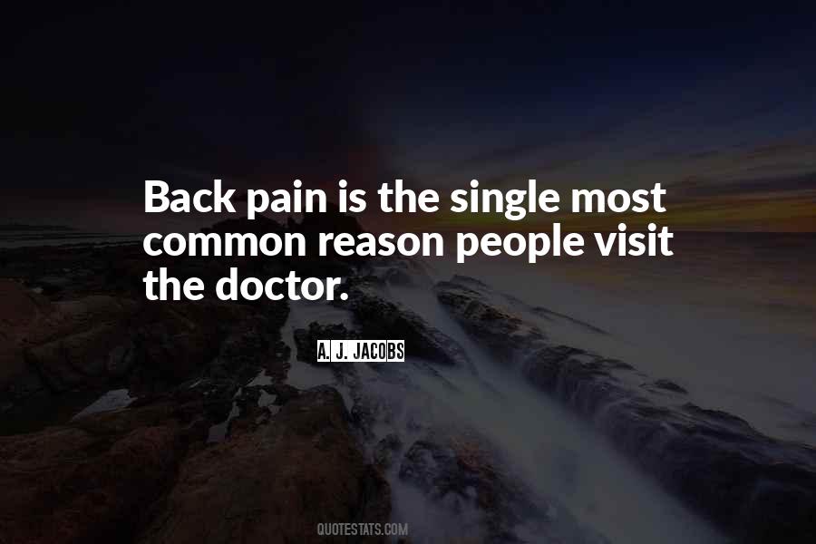 Quotes About Back Pain #982061