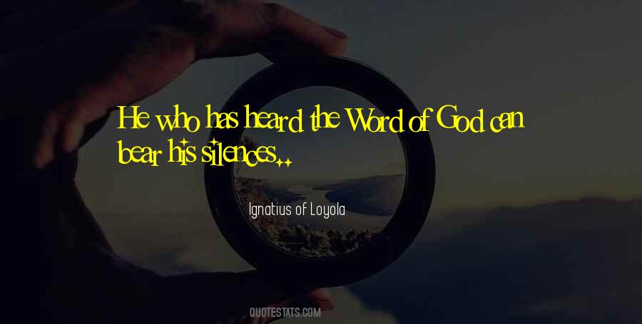 Quotes About St. Ignatius #289510