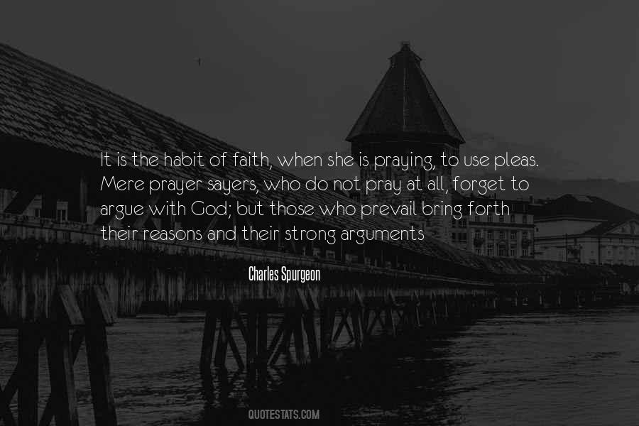 Quotes About Faith And Prayer #607666