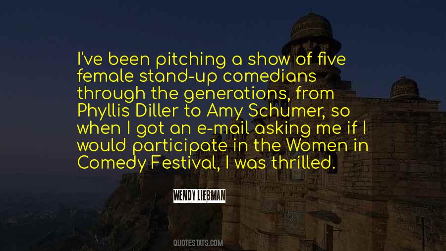 Quotes About Female Comedians #917455