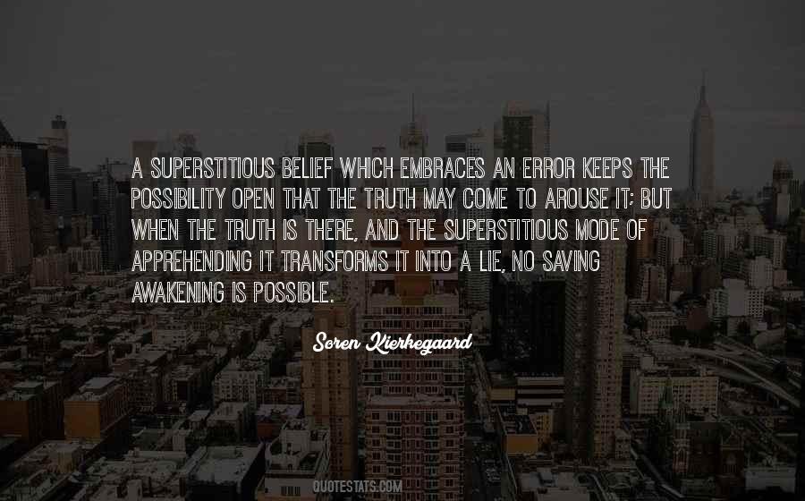 Quotes About Superstitious Belief #1132527