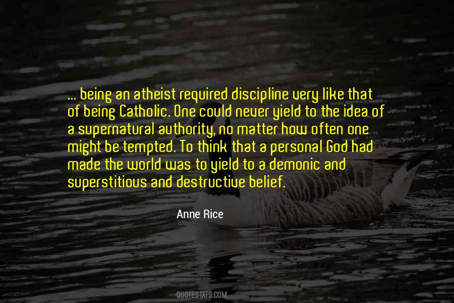 Quotes About Superstitious Belief #563158