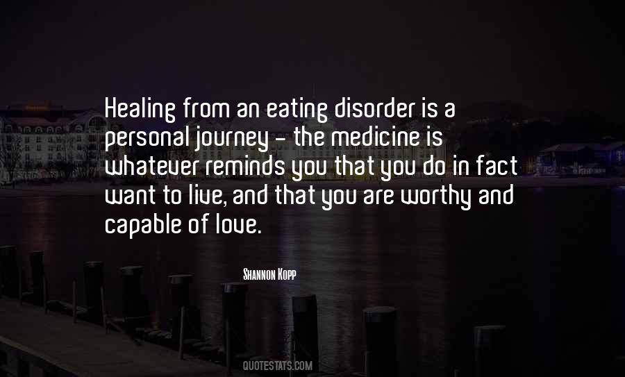 Quotes About Recovery Eating Disorder #1431595