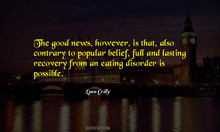 Quotes About Recovery Eating Disorder #1531972