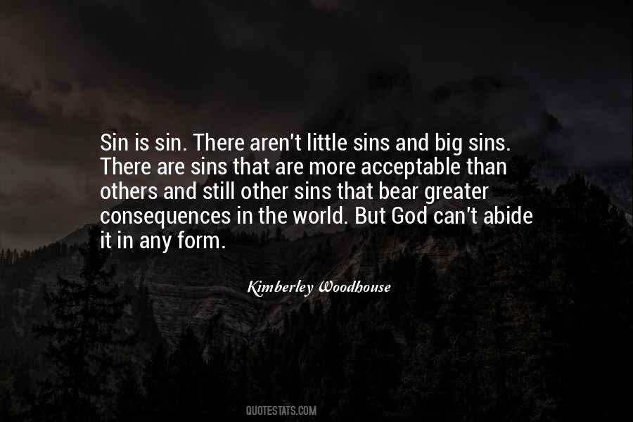 Sin Is Sin Quotes #223198