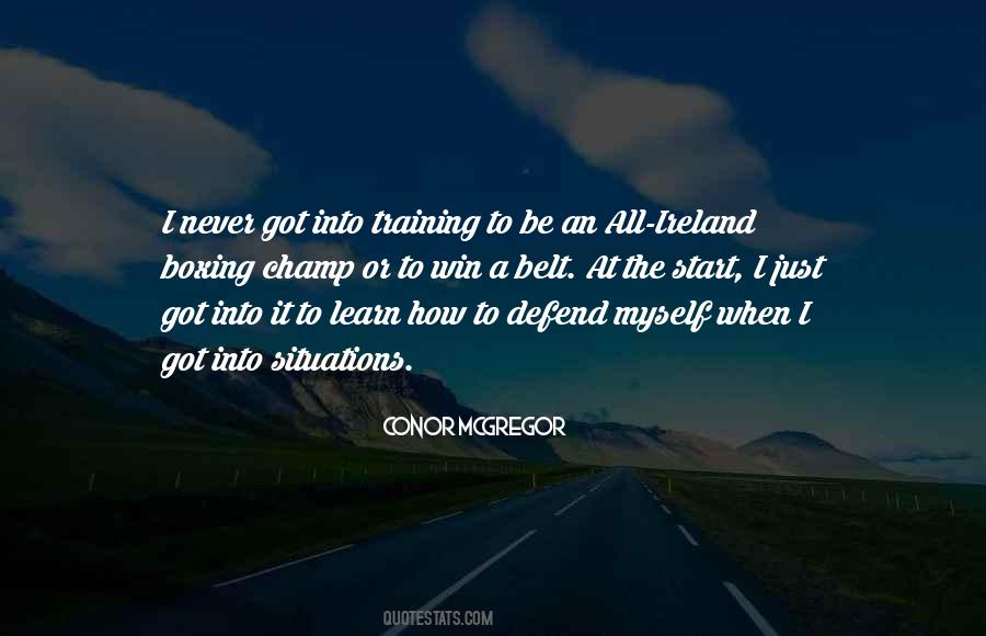 Quotes About Boxing Training #1624489