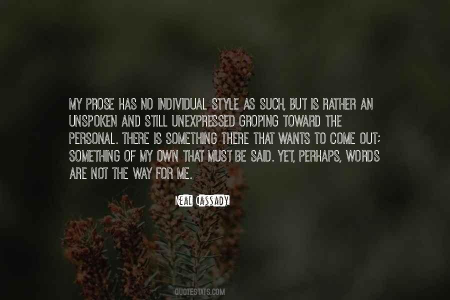 Quotes About Writing Prose #817366