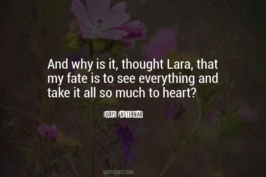 Quotes About Lara #602097