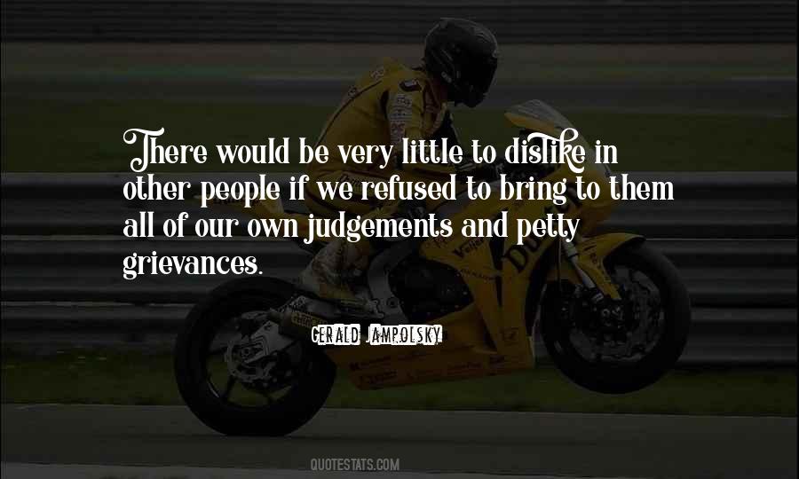 No Judgements Quotes #11546