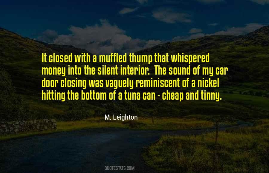 Muffled Sound Quotes #1420559