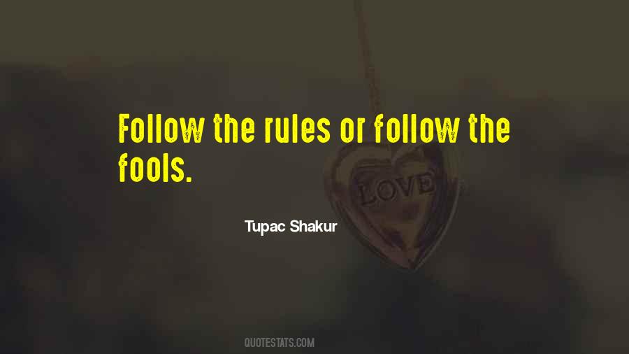 Quotes About The Rules #1661691