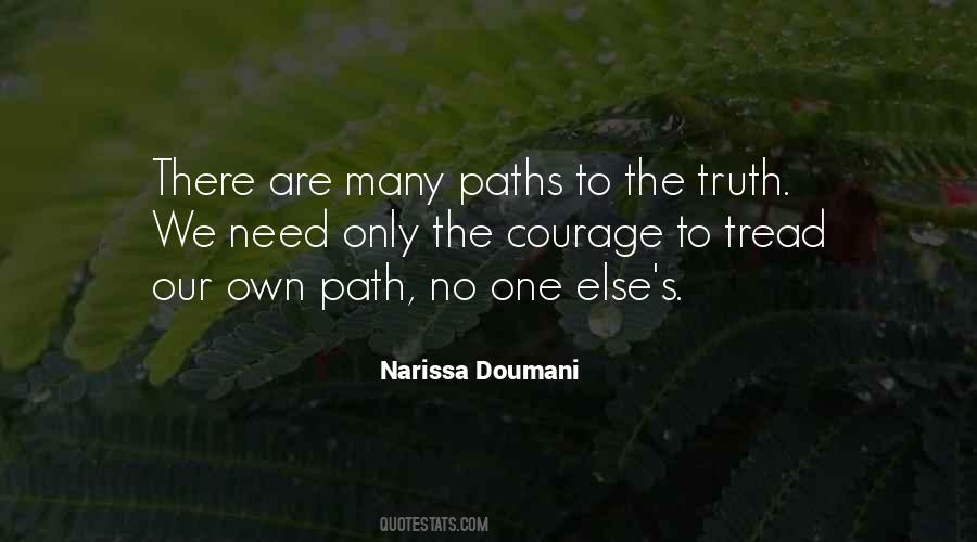 Quotes About Many Paths #1296155