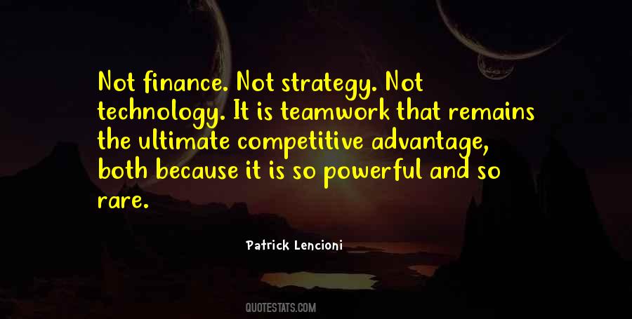 Quotes About Competitive Advantage #1694140