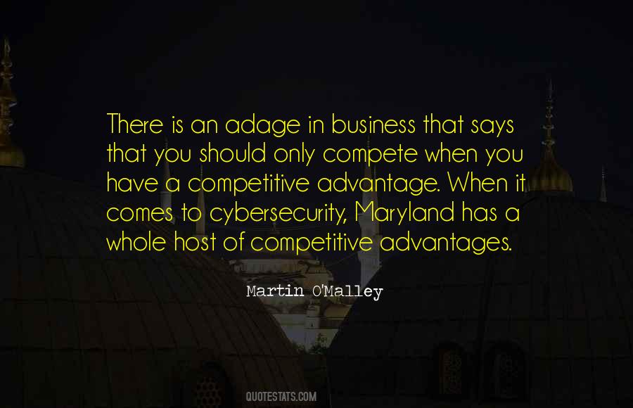 Quotes About Competitive Advantage #729846